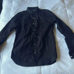 The Kooples black western shirt
